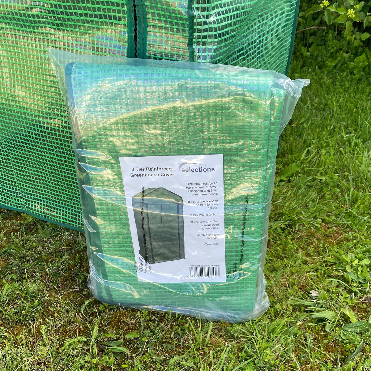 Reinforced Replacement Cover for 3 Tier Mini Greenhouse
