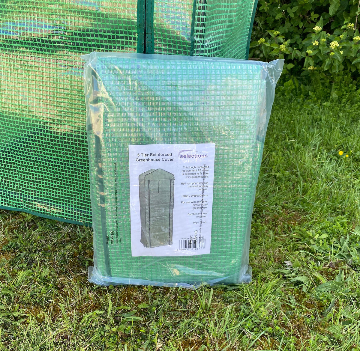 Reinforced Replacement Cover for 5 Tier Mini Greenhouse