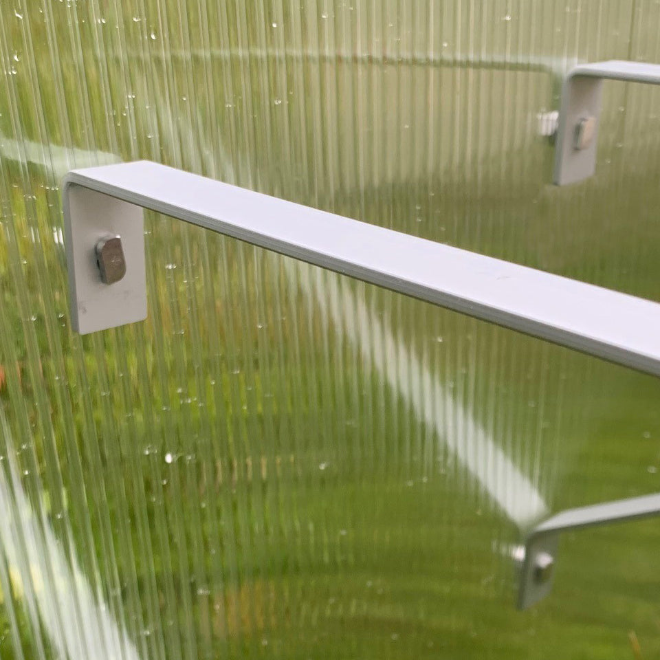 Aluminium Greenhouse Shelving Brackets (27cm) - Pack of 2