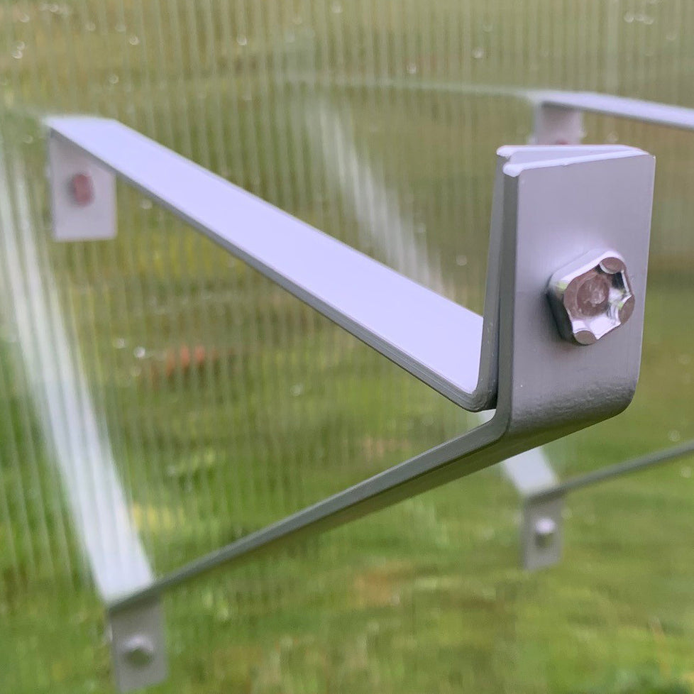 Aluminium Greenhouse Shelving Brackets (27cm) - Pack of 2