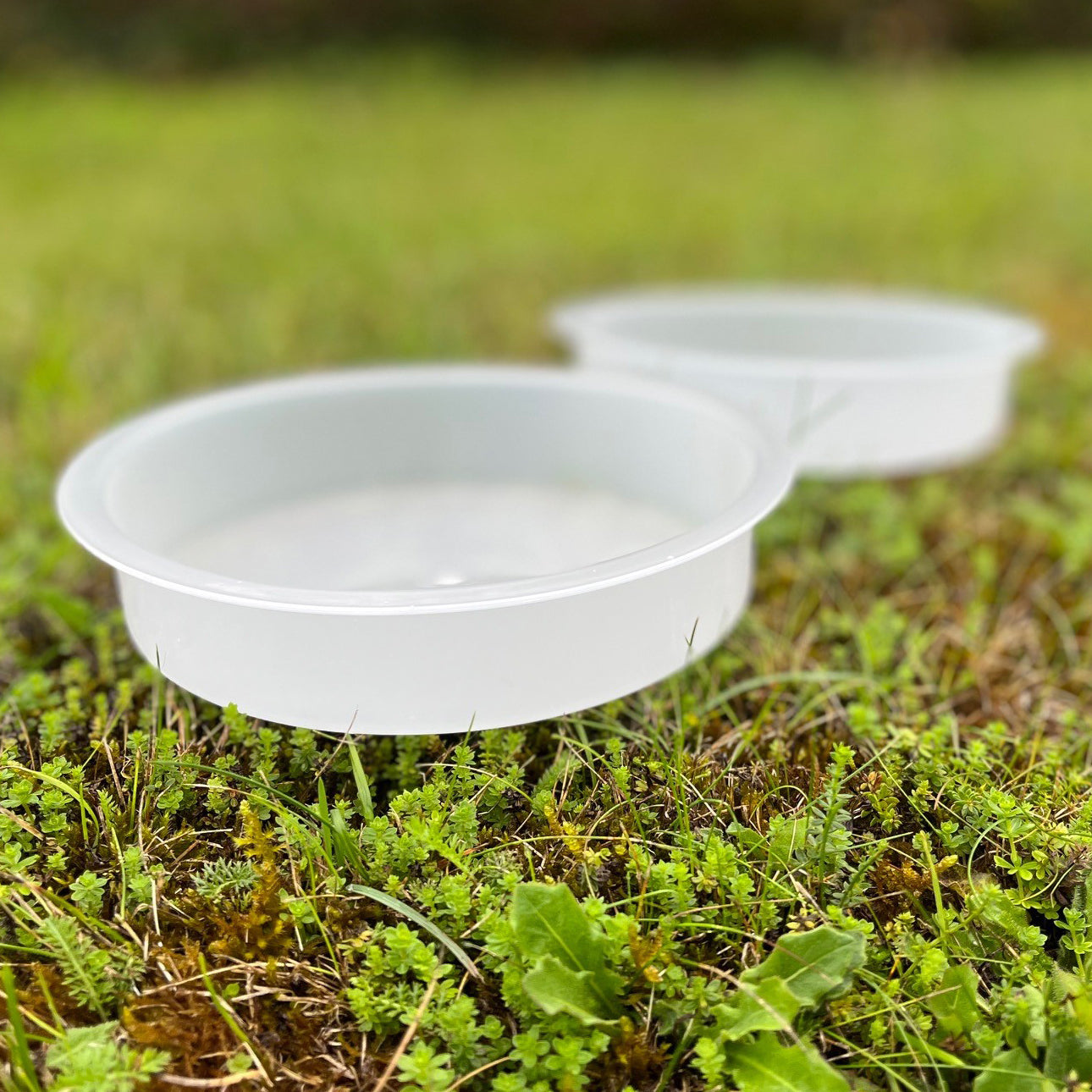 Bird Bath Water Dish for Metal Bird Feeding Stations (Set of 5)