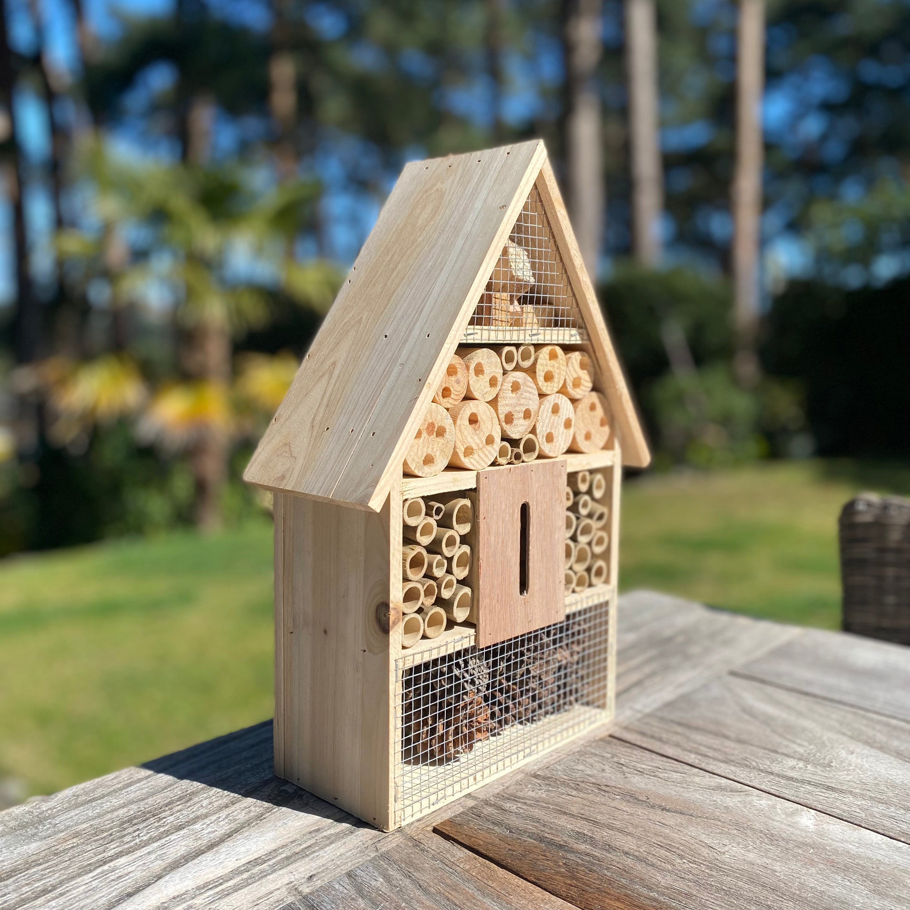 Wooden Insect, Butterfly, Bug & Bee House for the Garden