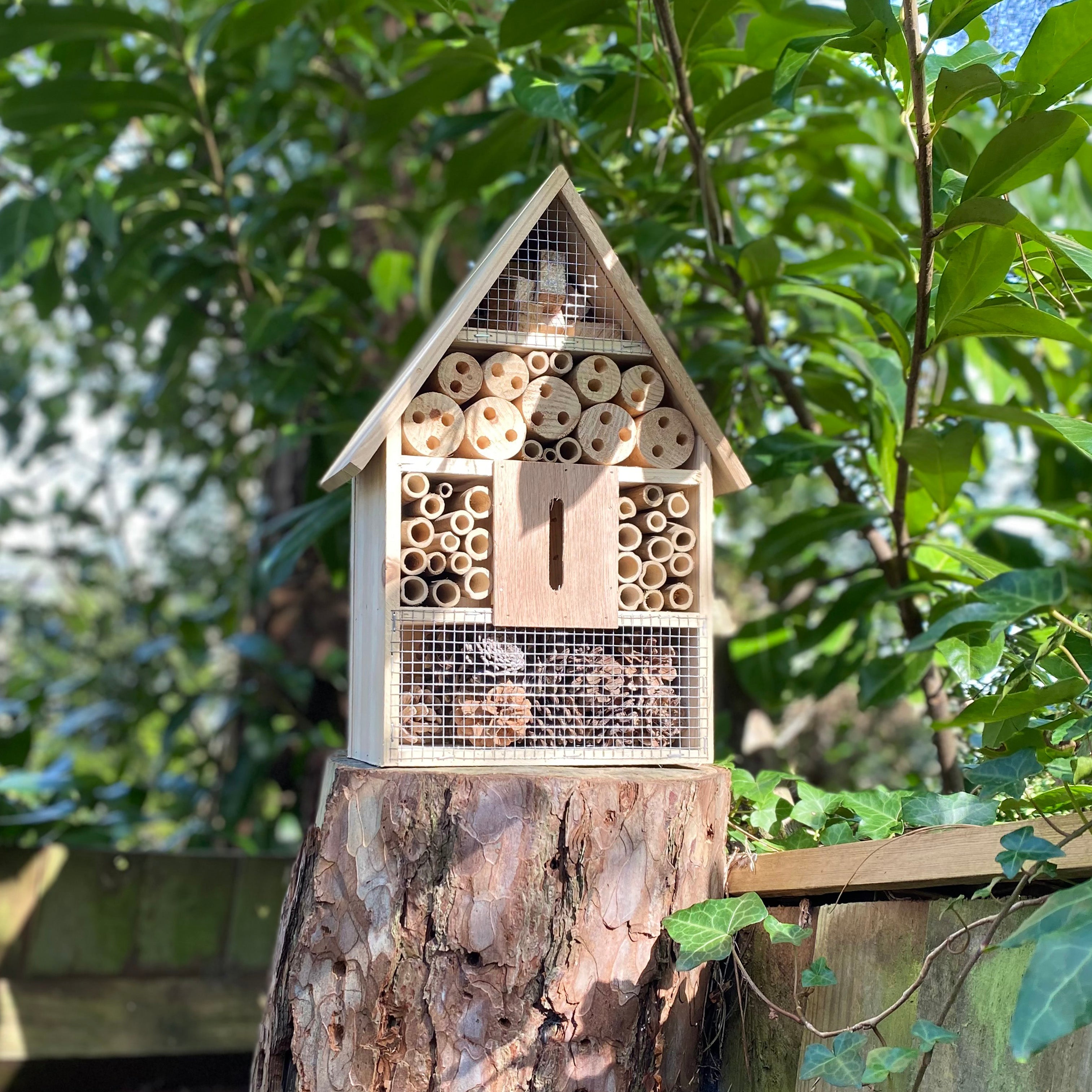 Wooden Insect, Butterfly, Bug & Bee House for the Garden