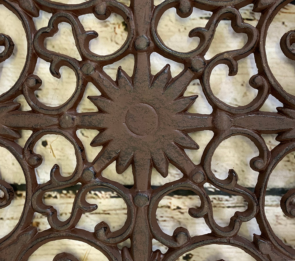 Blenheim Ornate Cast Iron Doormat Tradtional Design