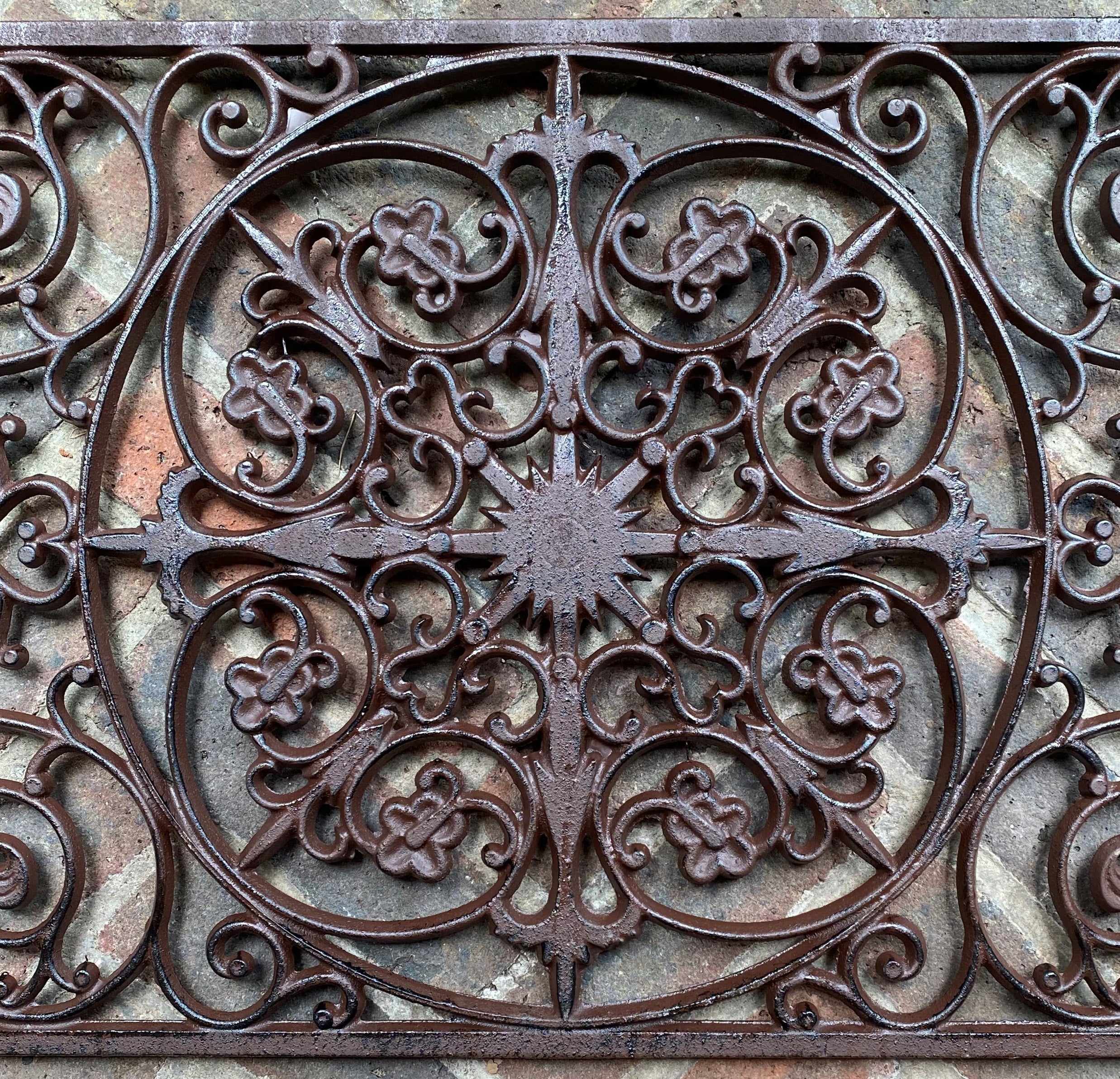 Blenheim Ornate Cast Iron Doormat Tradtional Design