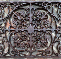 Blenheim Ornate Cast Iron Doormat Tradtional Design
