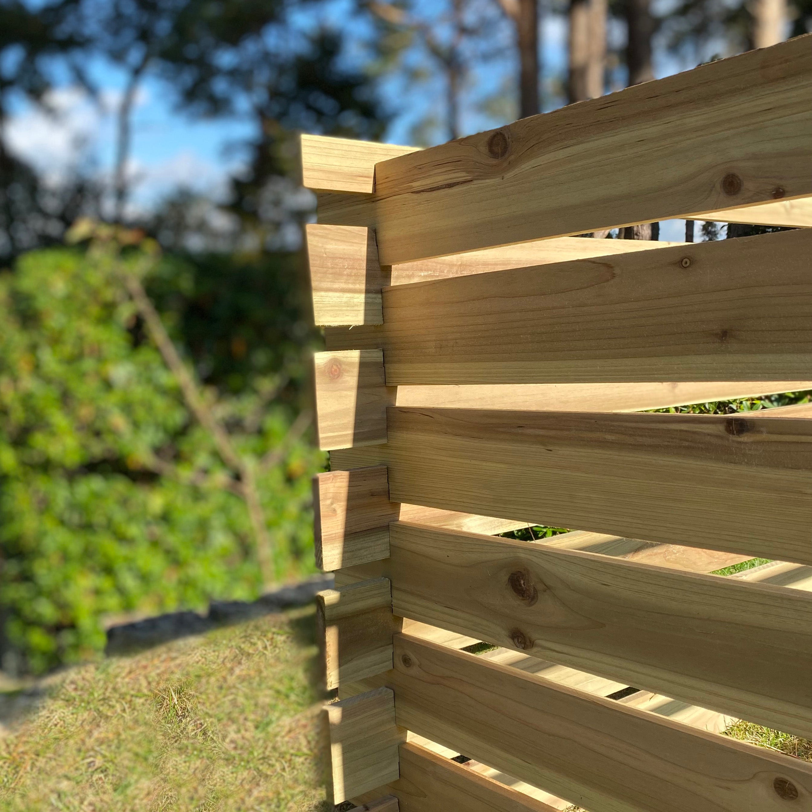 Wooden Slatted Garden Composter (65cm x 120cm)
