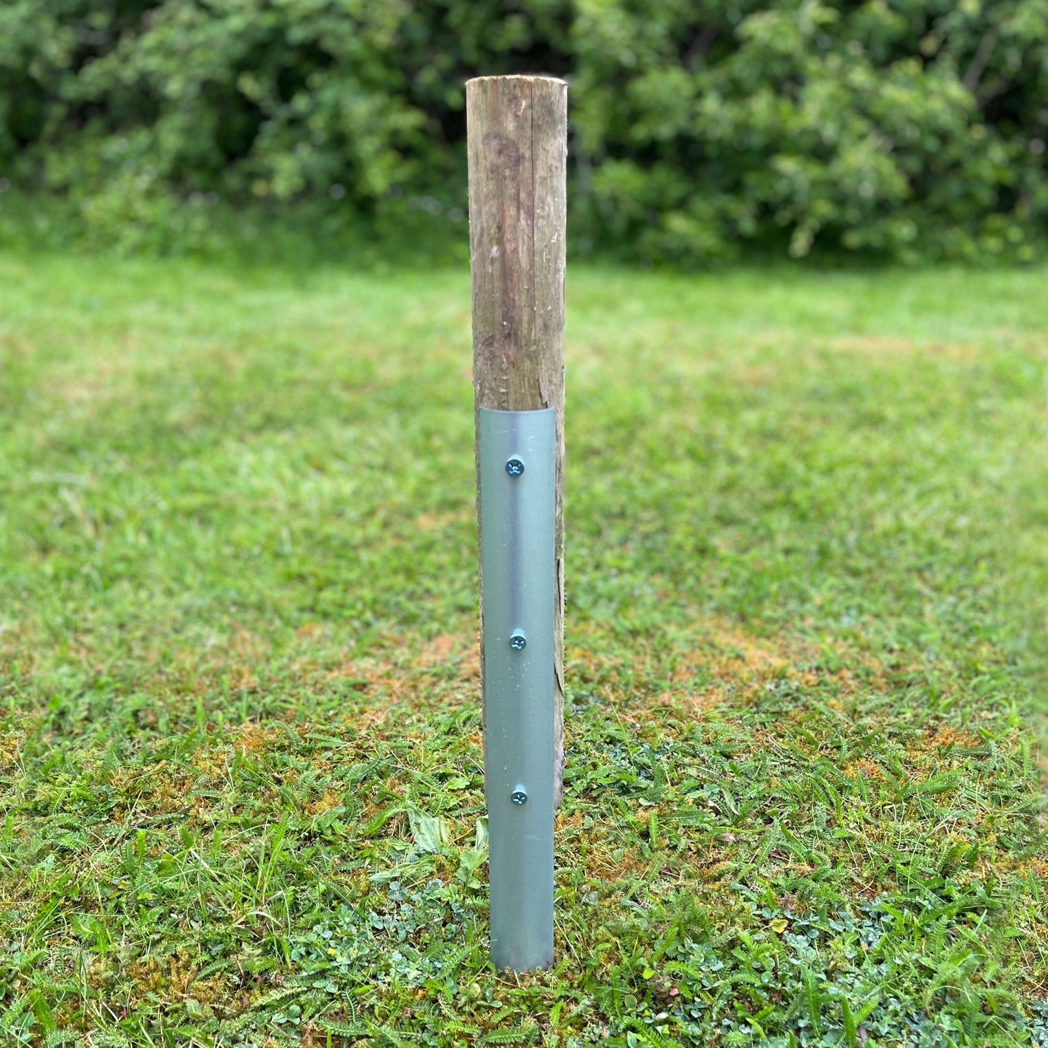 Metal Log Roll Stakes for Lawn Garden Border Edging (Pack of 20)