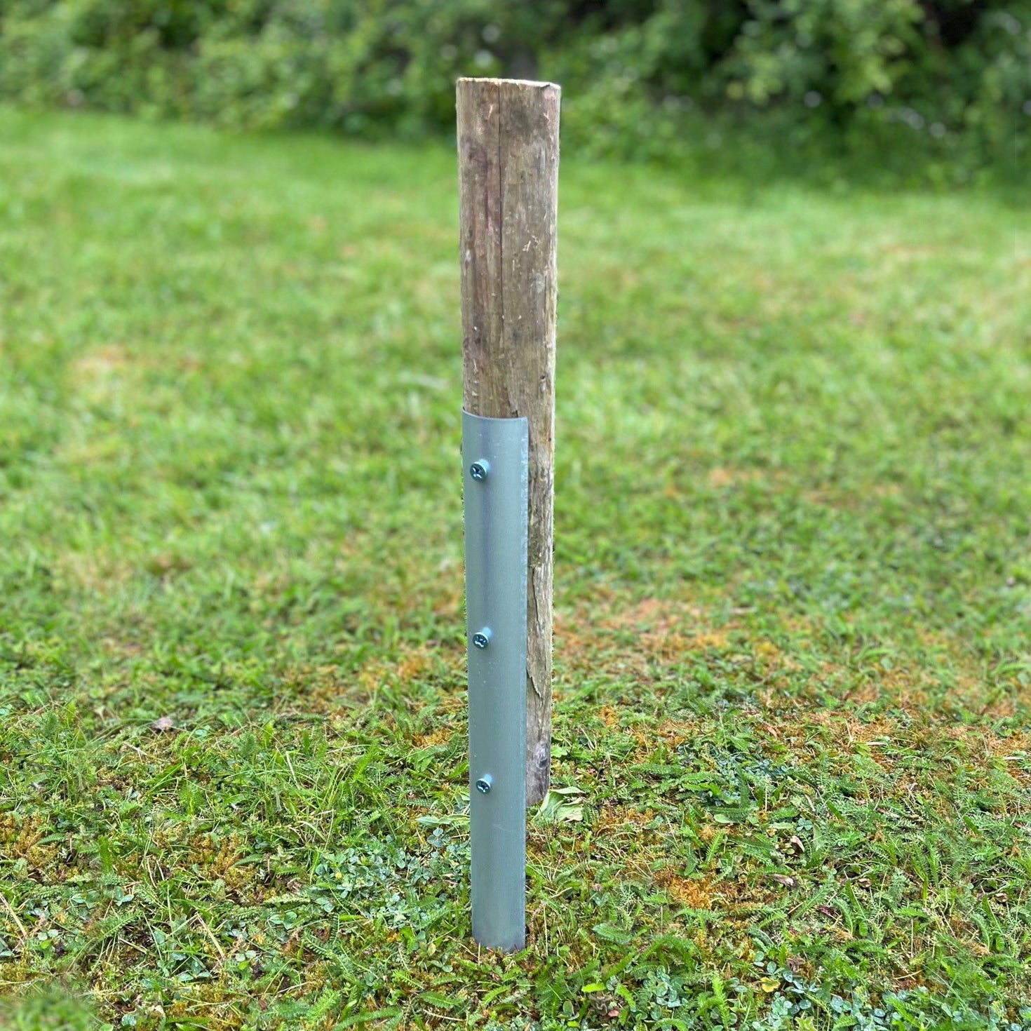 Metal Log Roll Stakes for Lawn Garden Border Edging (Pack of 10)