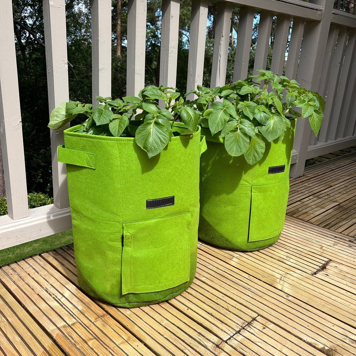 Potato Planter Grow Bags Fabric Pots (37 litre) - Pack of 2
