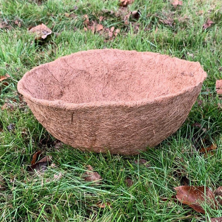 Preformed Round Coco Hanging Basket Planter Liner (35cm)