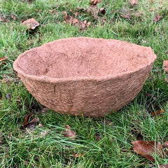 Preformed Round Coco Hanging Basket Planter Liner (35cm)