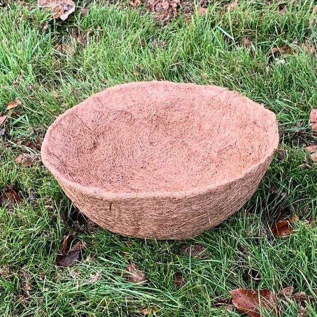 Preformed Round Coco Hanging Basket Planter Liner (35cm)