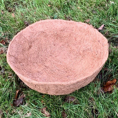 Preformed Round Coco Hanging Basket Planter Liner (35cm)