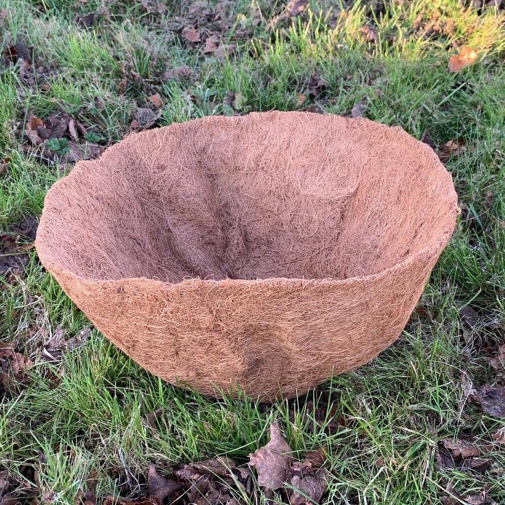 Preformed Round Coco Hanging Basket Planter Liner (40cm)