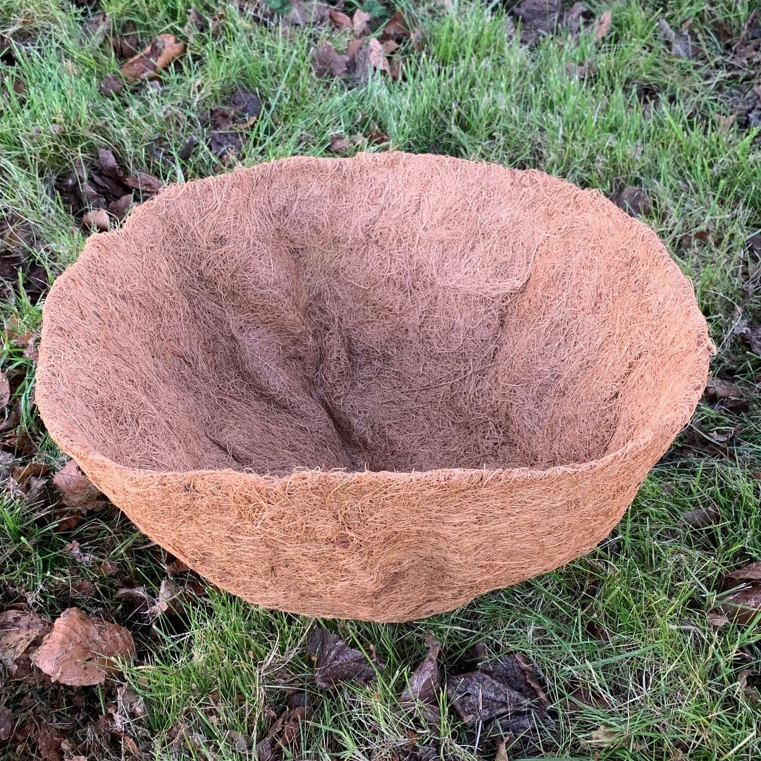 Preformed Round Coco Hanging Basket Planter Liner (40cm)
