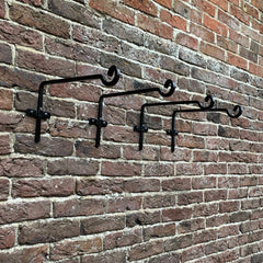 Metal Square Garden Hanging Basket Brackets (29cm) - Pack of 4