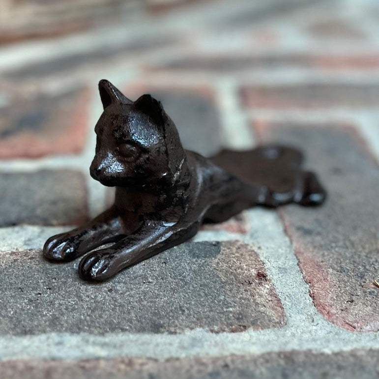 Cast Iron Cat Decorative Door Wedge Doorstop