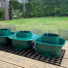 Tomato Growbag Pots - Pack of 3 - with Planting Guard & Growbag Mat
