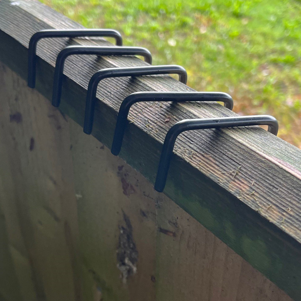 Garden Fence Panel Hooks (15cm) - Pack of 12