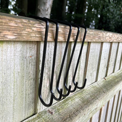 Garden Fence Panel Hooks (15cm) - Pack of 6
