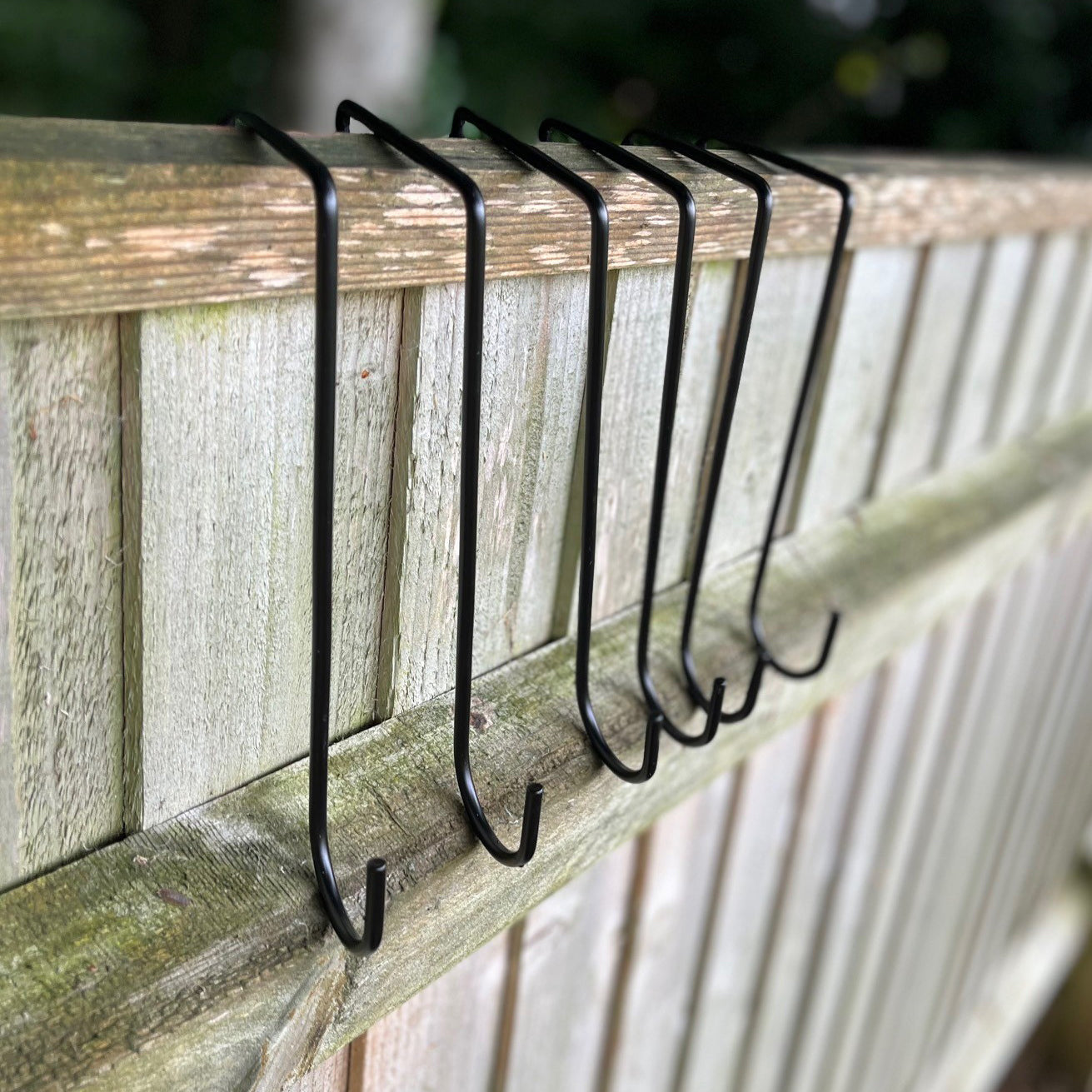 Garden Fence Panel Hooks (20cm) - Pack of 6