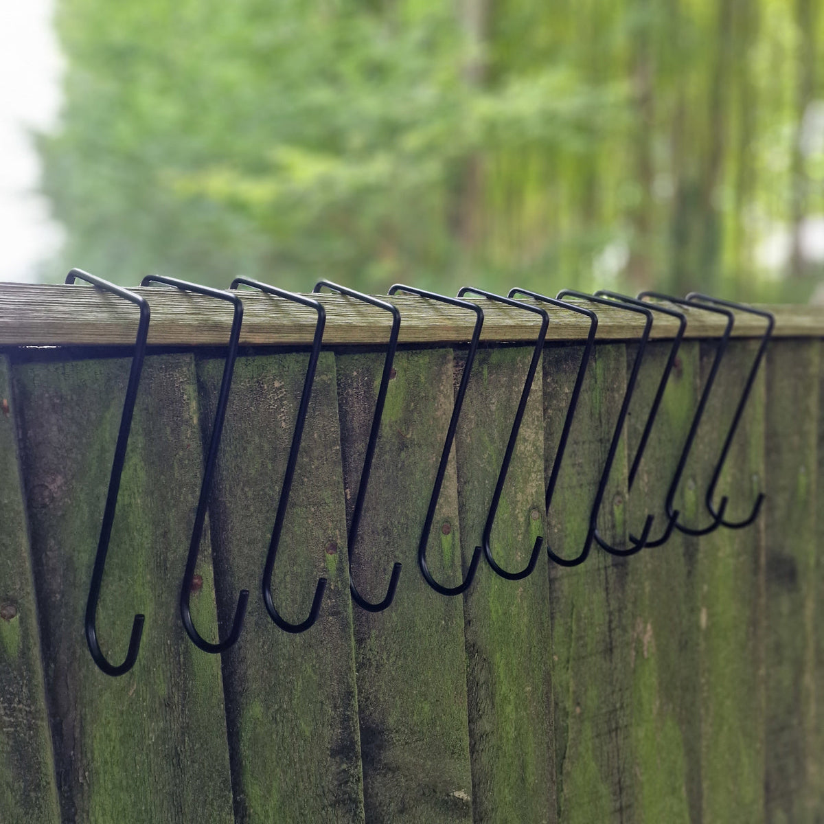 Garden Fence Panel Hooks (20cm) - Pack of 12
