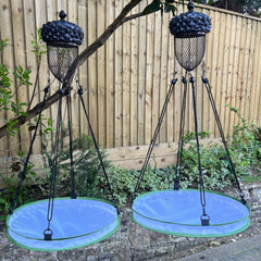 Large Mesh Bird Feeder Seed Catcher Tray (Set of 4)