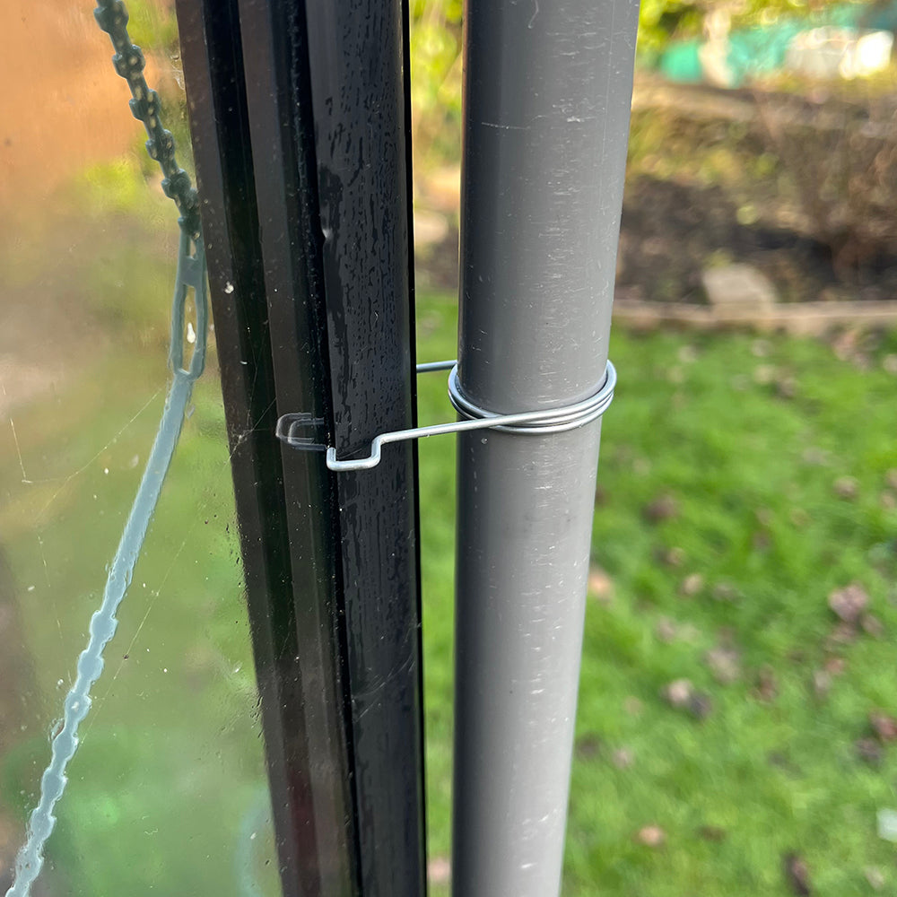 Greenhouse 50mm Guttering Rainwater Kit Downpipe - Pack of 2