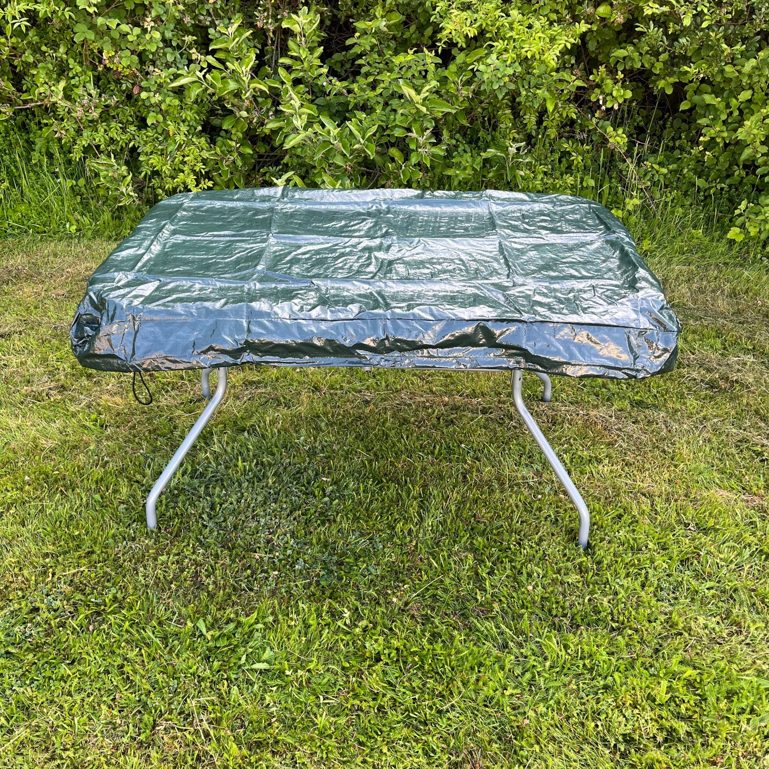 Waterproof Rectangular Table Top Garden Furniture Cover in Green (1.3m)