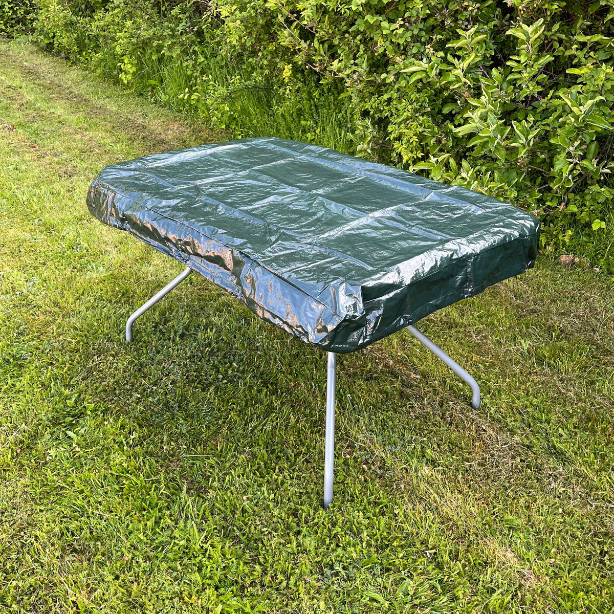 Waterproof Rectangular Table Top Garden Furniture Cover in Green (1.3m)