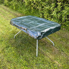 Waterproof Rectangular Table Top Garden Furniture Cover in Green (1.3m)
