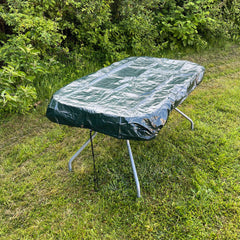 Waterproof Rectangular Table Top Garden Furniture Cover in Green (1.3m)