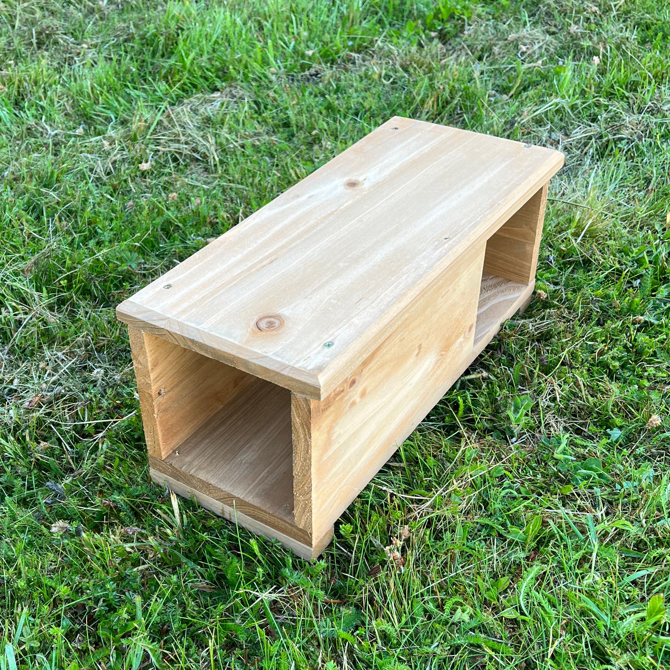 Wooden Hedgehog House Extension Anti Predator Tunnel