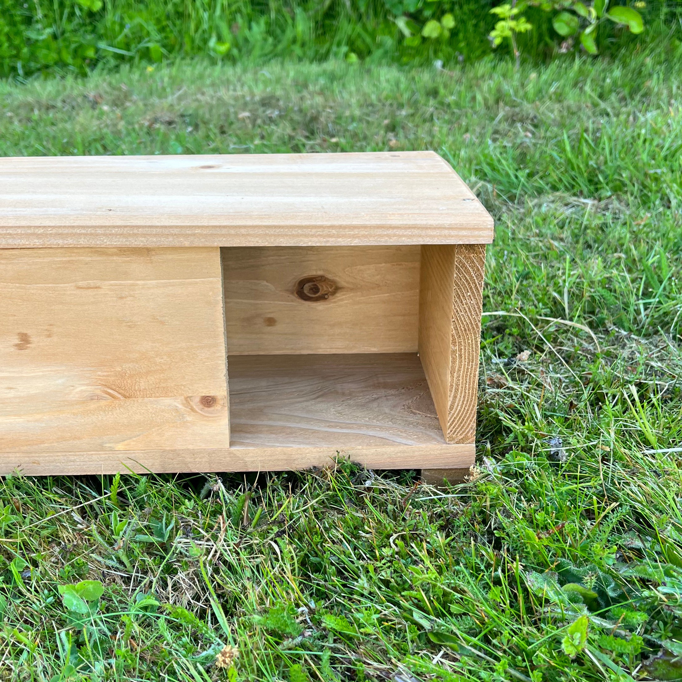 Wooden Hedgehog House Extension Anti Predator Tunnel