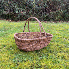 Large Natural Willow Wicker Garden Trug Basket