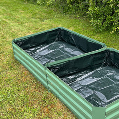 Liners for Metal Raised Vegetable Bed in Green (100cm x 30cm) - Pack of 2