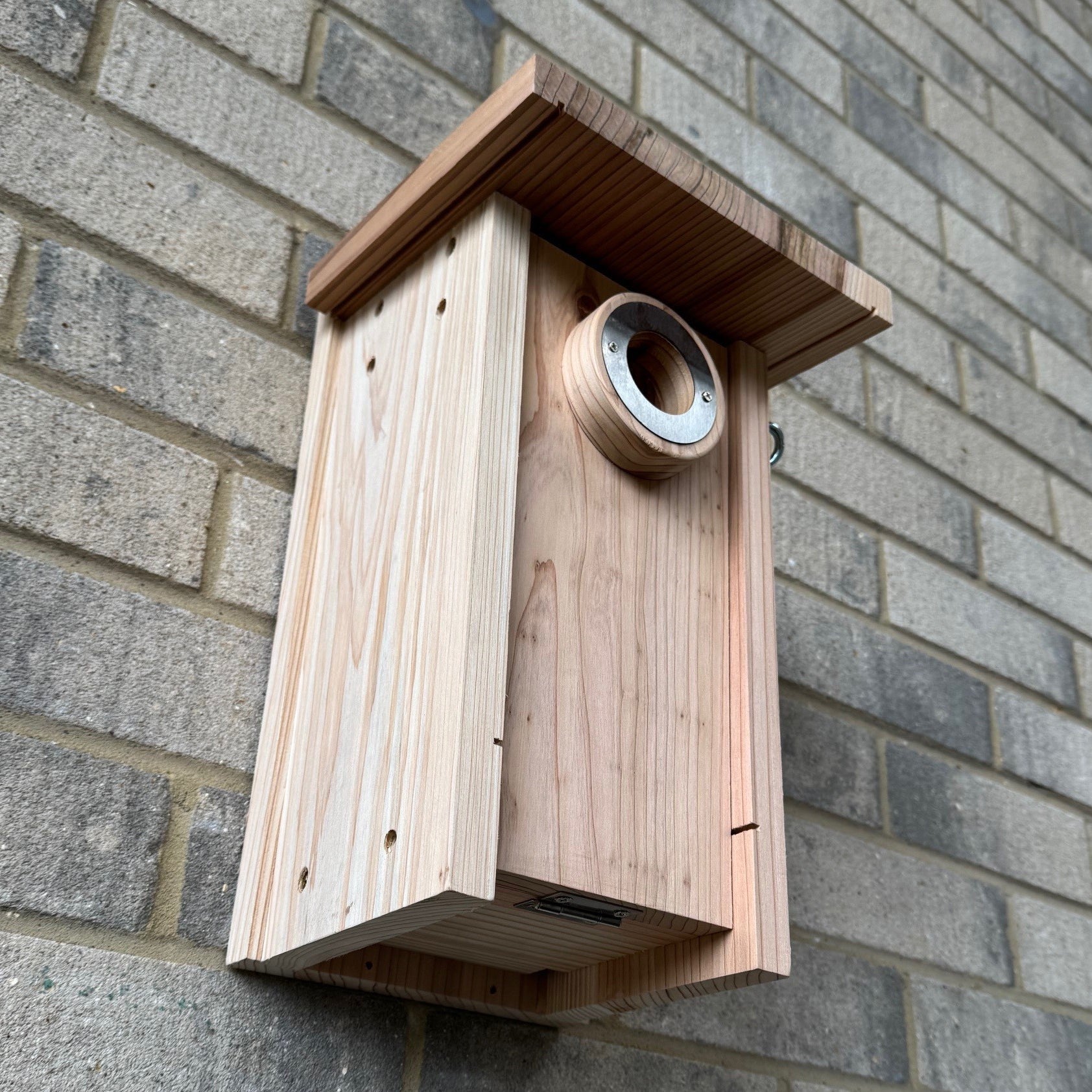 Premium Wooden Bird Nest Box House Predator Proof Entrance (Set of 2)