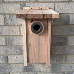Premium Wooden Bird Nest Box House with Predator Proof Entrance