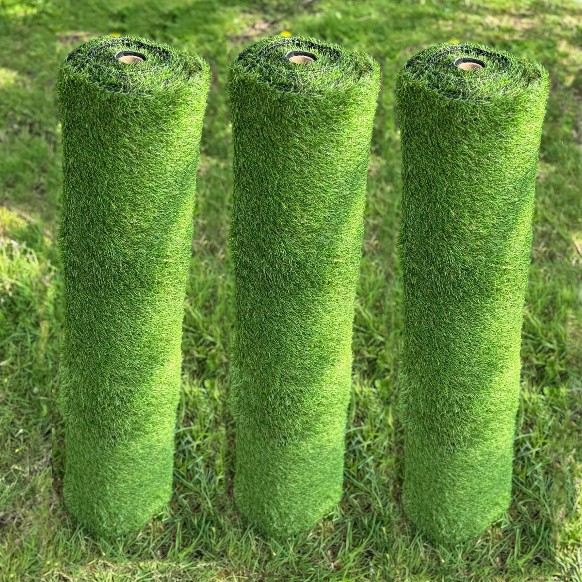 Artificial Lawn Grass Garden Turf with 20mm Pile (4m x 1m) -  3 Rolls