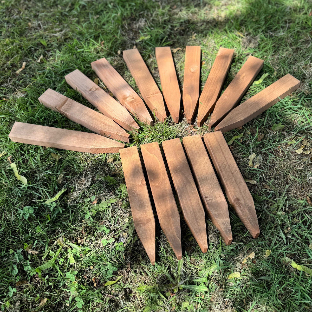Wooden Garden Stakes (30cm) - Pack of 15