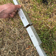 Fence Post Repair Stakes for Damaged Wooden Posts - Pack of 2