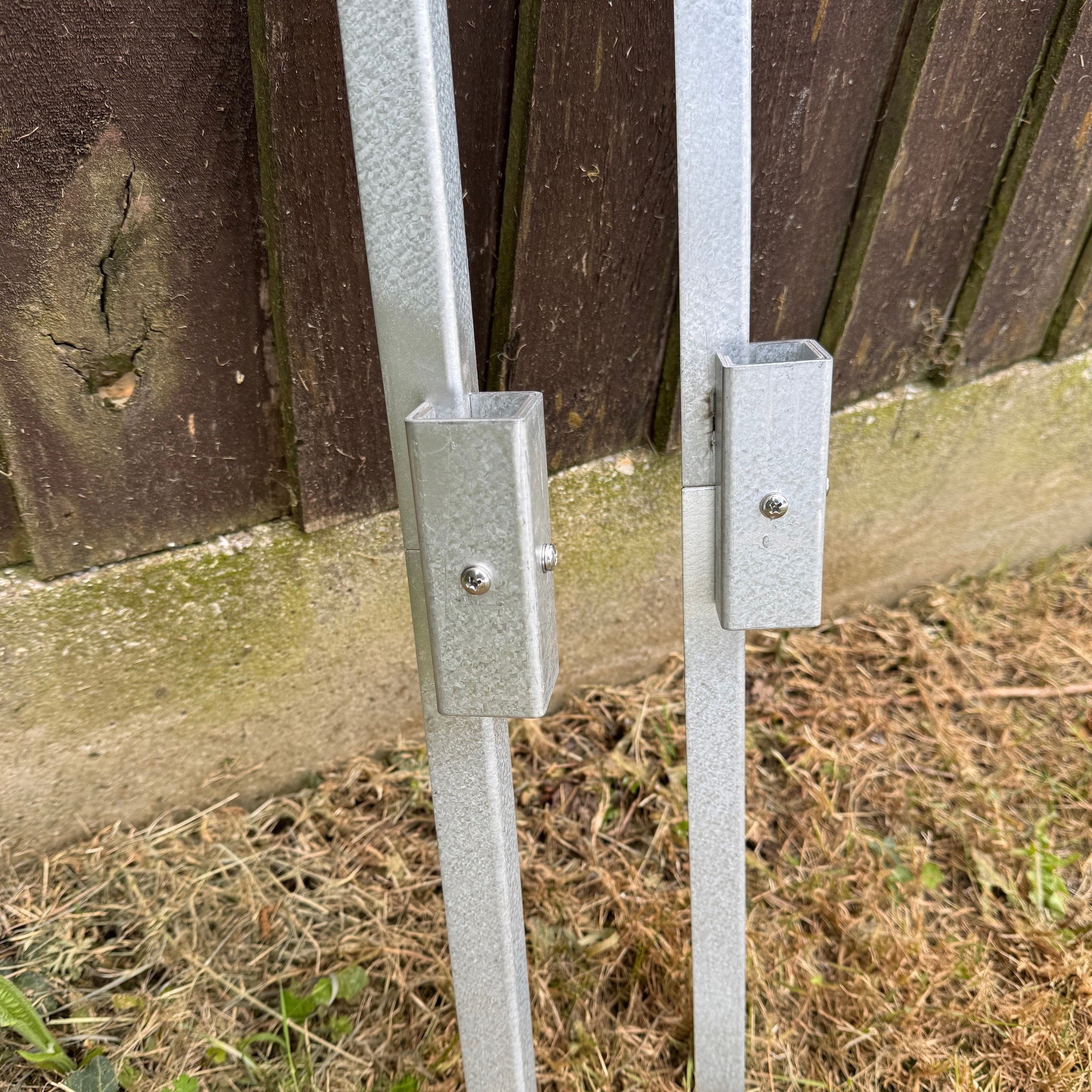Fence Post Repair Stakes for Damaged Wooden Posts - Pack of 2