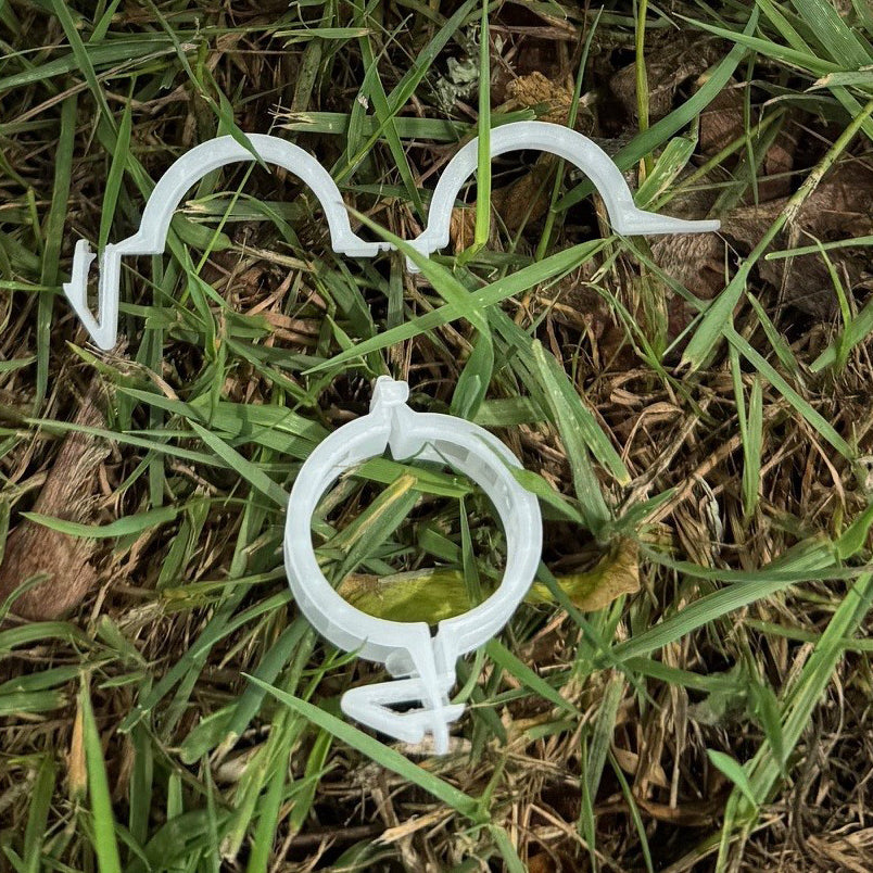 Garden Plant Support Plastic Clips Ideal for Tomatoes (25mm) - Pack of 100