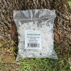 Garden Plant Support Plastic Clips Ideal for Tomatoes (25mm) - Pack of 100