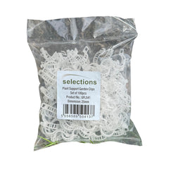 Garden Plant Support Plastic Clips Ideal for Tomatoes (25mm) - Pack of 100