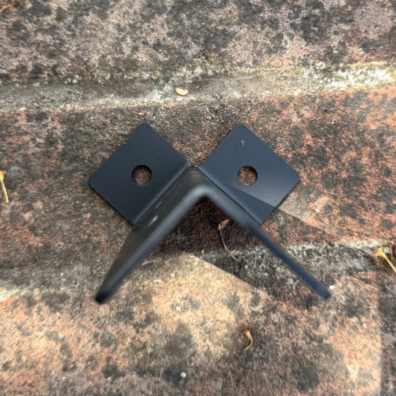 Surface Mounted Fence Post Support Brackets for Hard Ground - Pack of 8