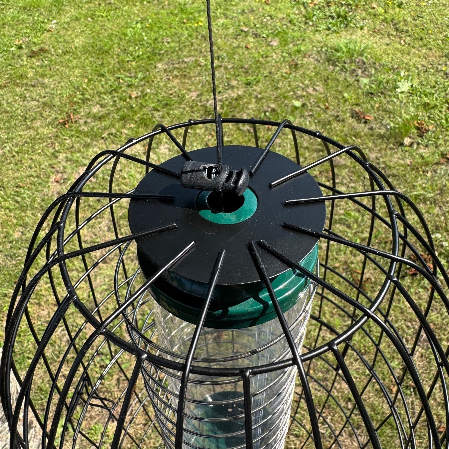 Large Squirrel Proof Hanging Bird Feeder Protection Cage (Set of 2)