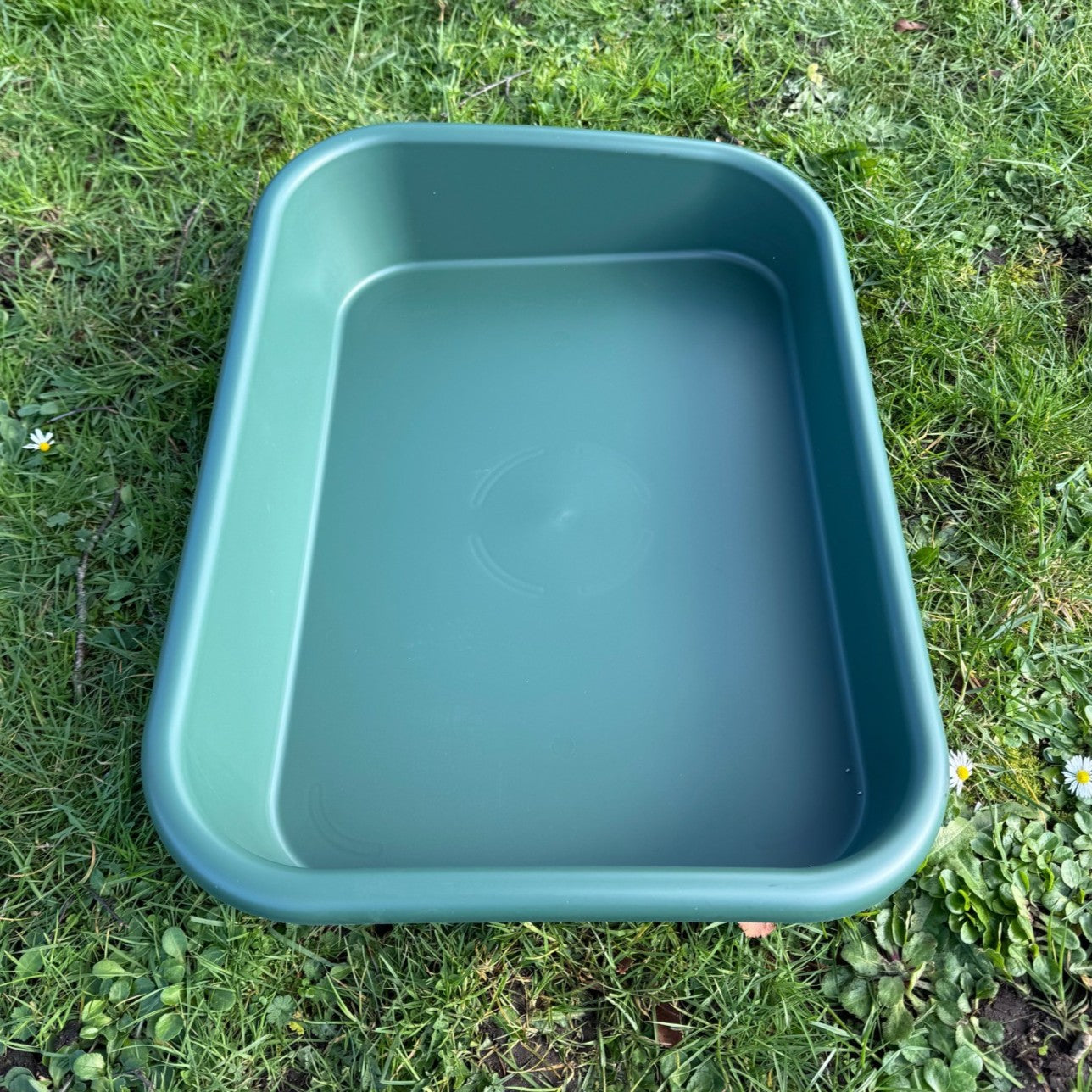 Large Green Plastic Garden & Greenhouse Potting Tray