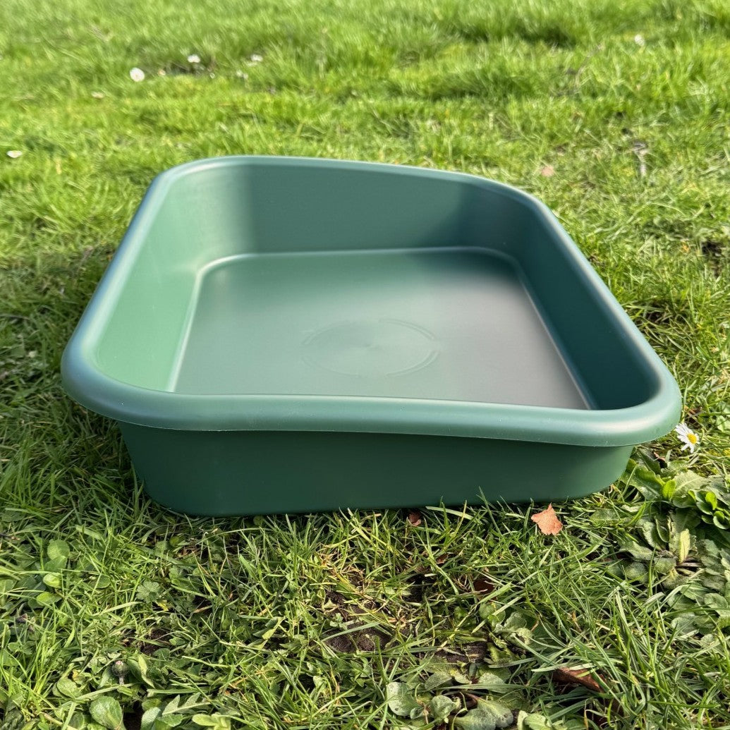 Large Green Plastic Garden & Greenhouse Potting Tray